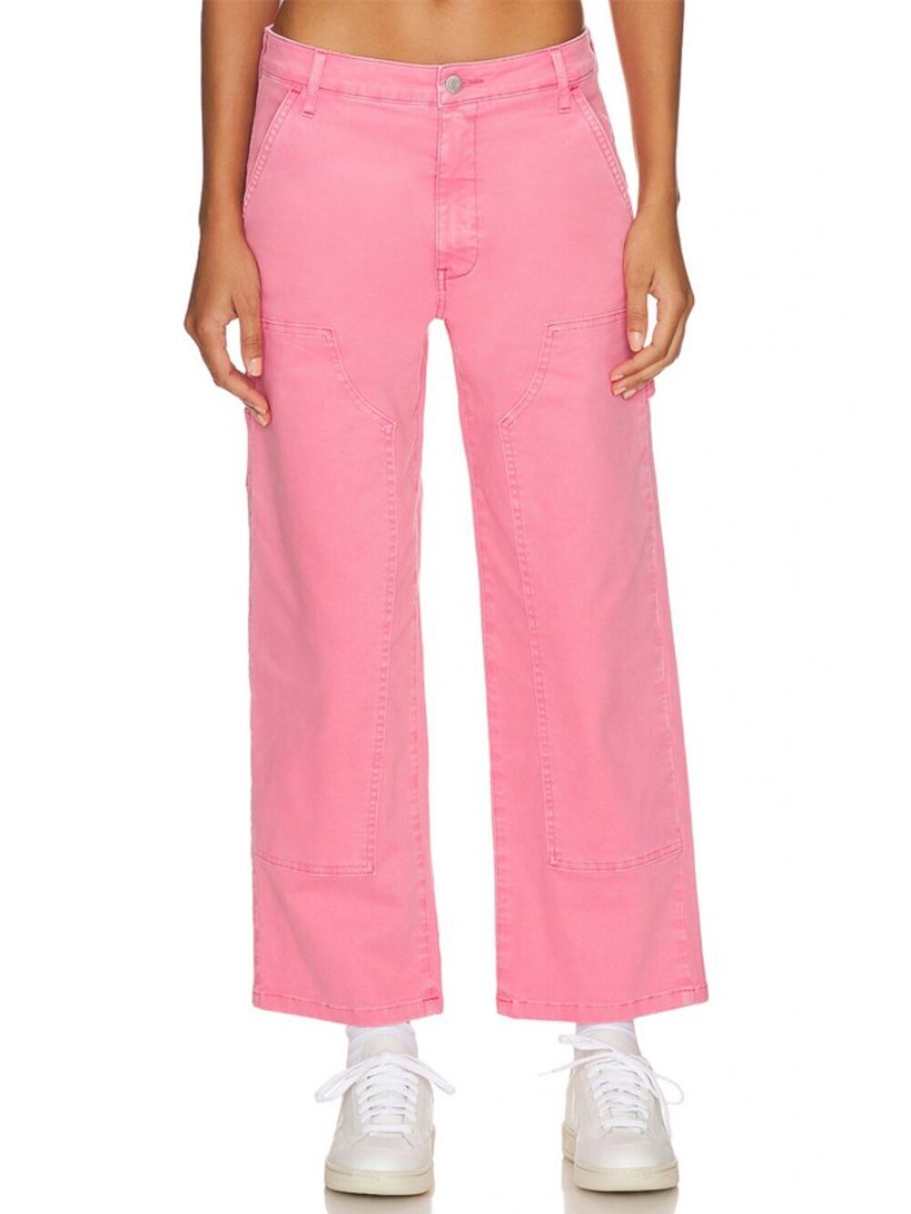 Pistola Ashton Pink Straight Leg Carpenter Jeans Size 28